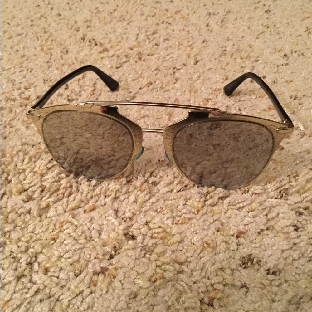 DIOR REFLECTED AVIATOR SUNGLASSES 52 21 140 w CASE - Picture 8 of 8
